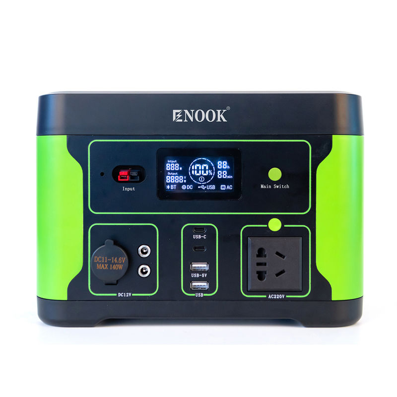 Solar Outdoor Emergency Portable Power Station 500W LFP Baterai Jenis
