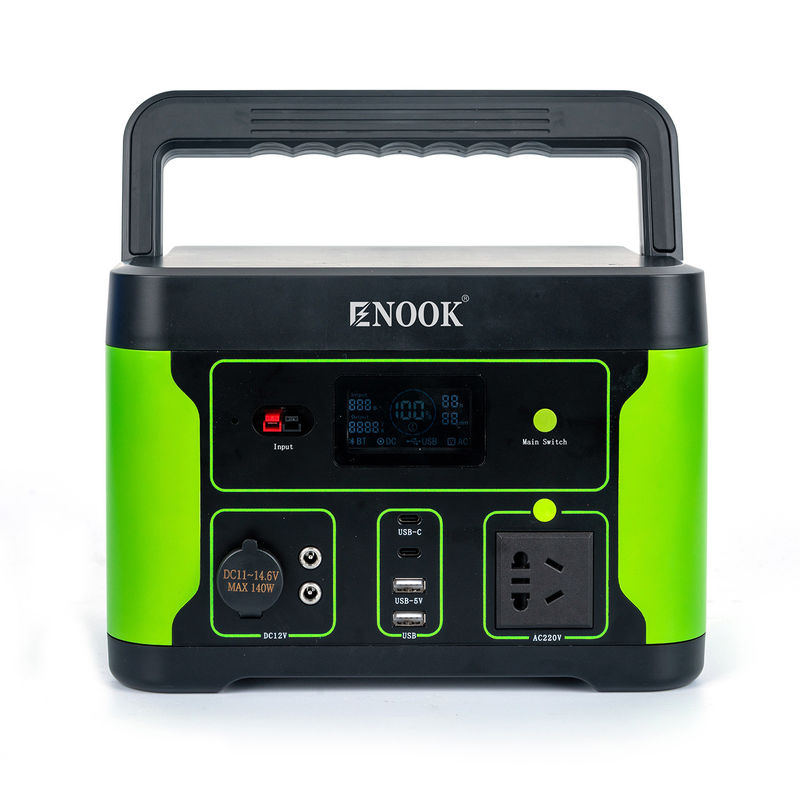 Solar Outdoor Emergency Portable Power Station 500W LFP Baterai Jenis