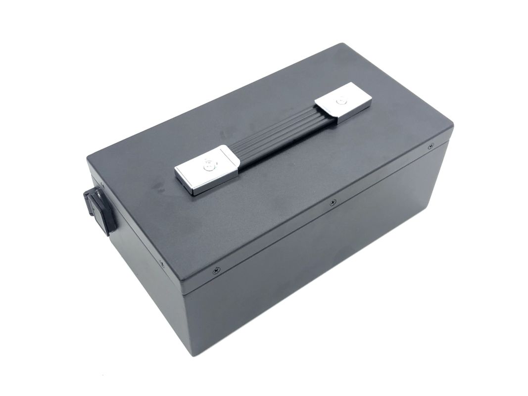 Baterai sepeda tipe E hitam 20A 48v 20ah Lithium Ion Baterai sel