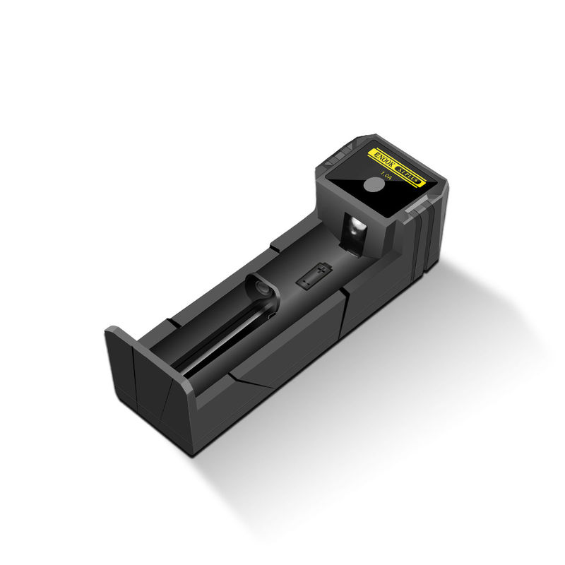 Single Slot Lithium Ion Battery Charger 1.0A Current USB 18650 Fast Battery Charger