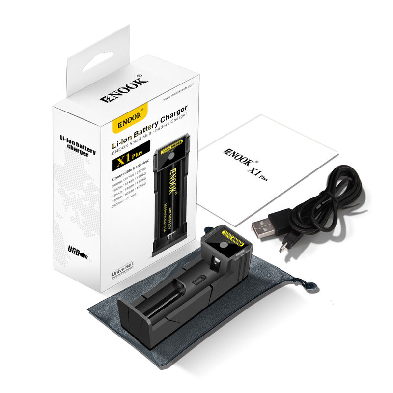 DC 5V 1A Lithium Ion Battery Charger Kompatibel Dengan 26650 20700 21700 18650 Baterai