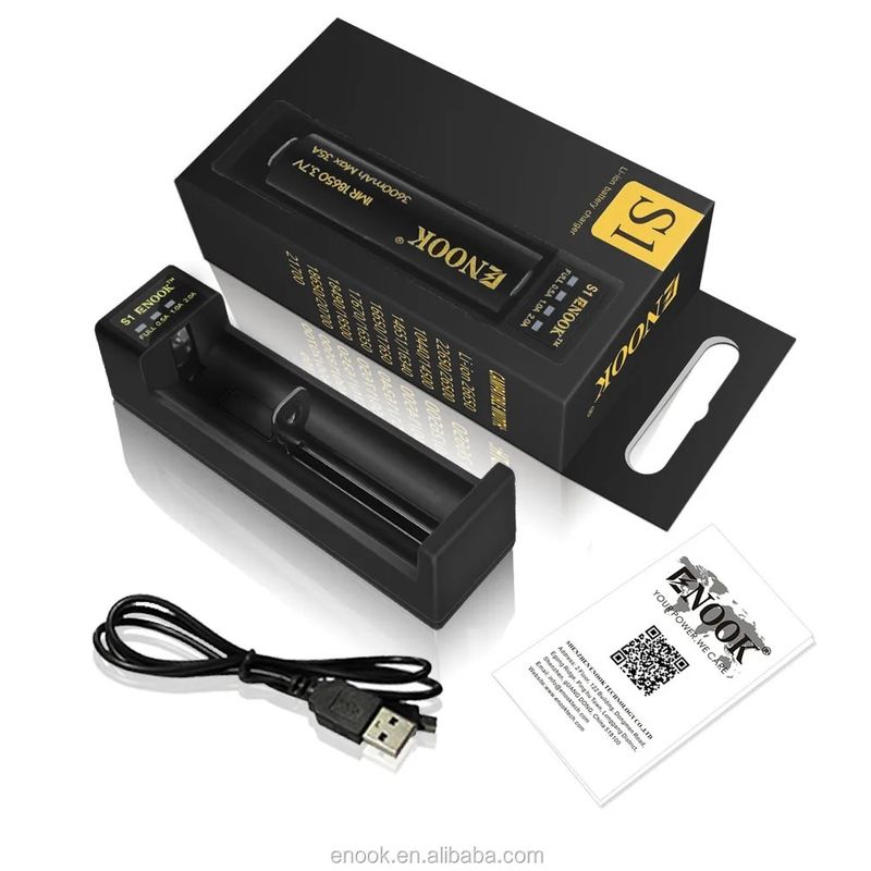 3.7V 2A Lithium Ion Battery Charger 18650 26650 16340 18490 21700 20700 Baterai