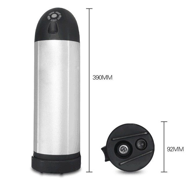 Sliver Kettle Tipe Li Ion E Bike Baterai 10Ah - 20Ah 36V Lithium Battery Pack
