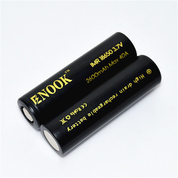 Enook tingkat tinggi debit 18650 globe baterai enook 18650 2600mAh 40A 18650 lithium ion baterai