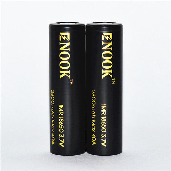 Enook tingkat tinggi debit 18650 globe baterai enook 18650 2600mAh 40A 18650 lithium ion baterai