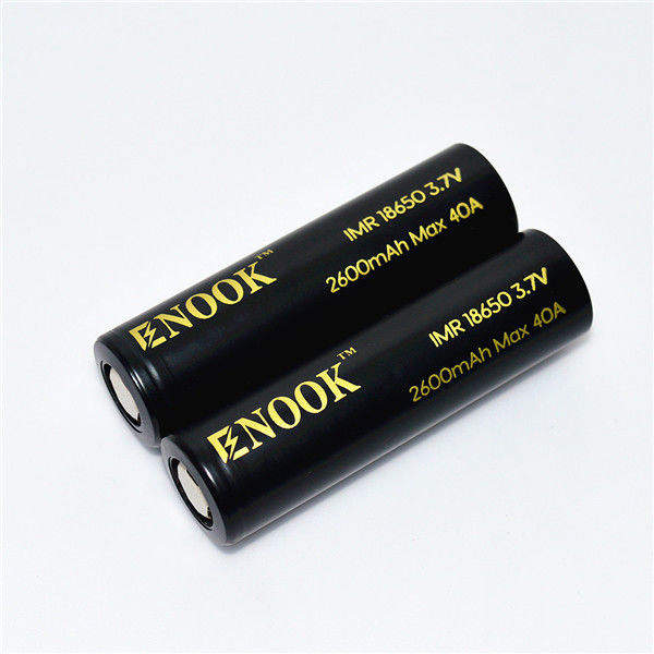 Enook tingkat tinggi debit 18650 globe baterai enook 18650 2600mAh 40A 18650 lithium ion baterai