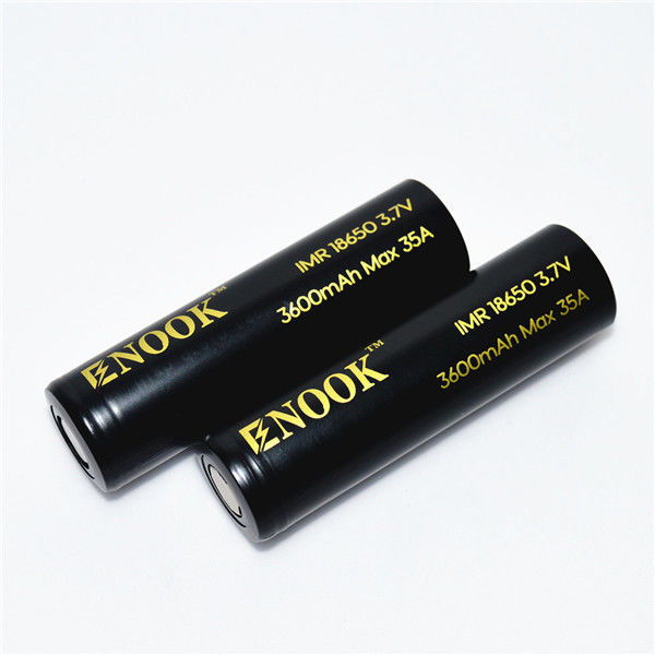 Tingkat debit tinggi 3600mAh Max 35A 18650 baterai isi ulang 3.7V Baterai lithium ion