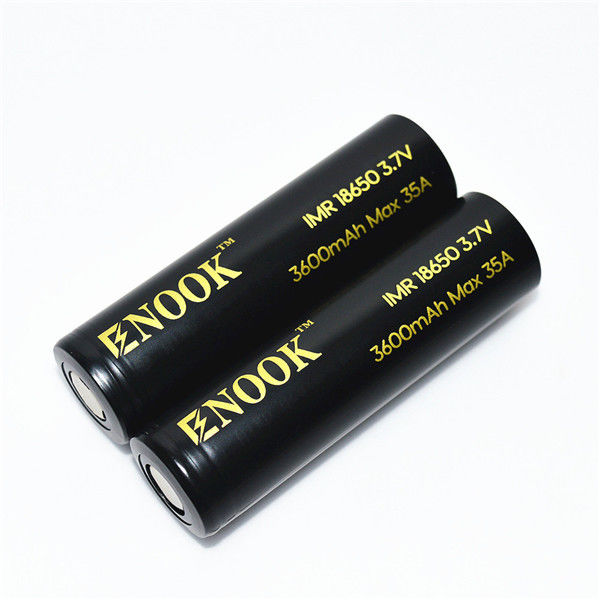 Tingkat debit tinggi 3600mAh Max 35A 18650 baterai isi ulang 3.7V Baterai lithium ion