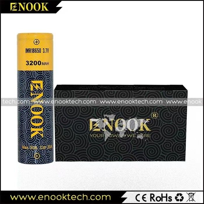 18650 Lithium Ion Battery Cell 3200mAh 3.7V Tingkat Pelepasan Tinggi Untuk Laptop