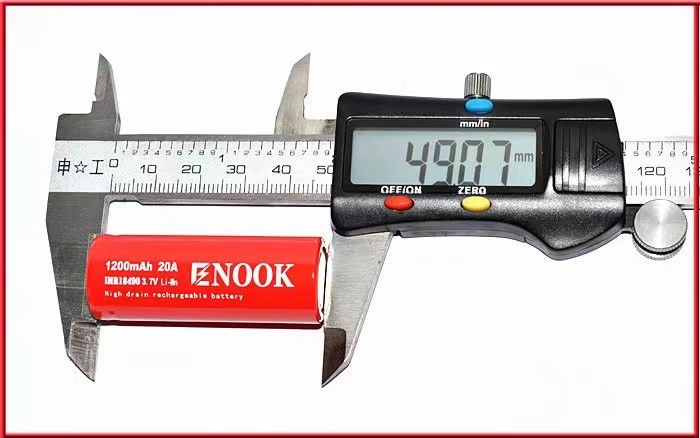 18490 1200mAh Enook 20A 3.7v untuk sepeda listrik 18490 baterai isi ulang baterai PK agm 12V