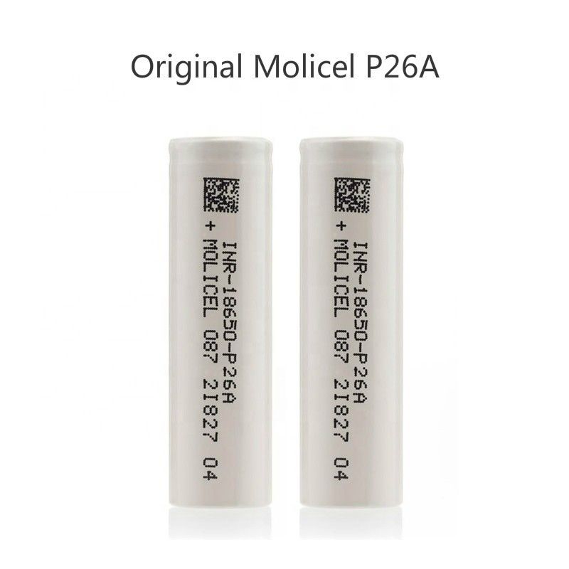 Grosir Sel berkinerja tinggi 3.7v I Molikel 3.7v 2600mah 18650 P26A Baterai isi ulang untuk elektronik konsumen