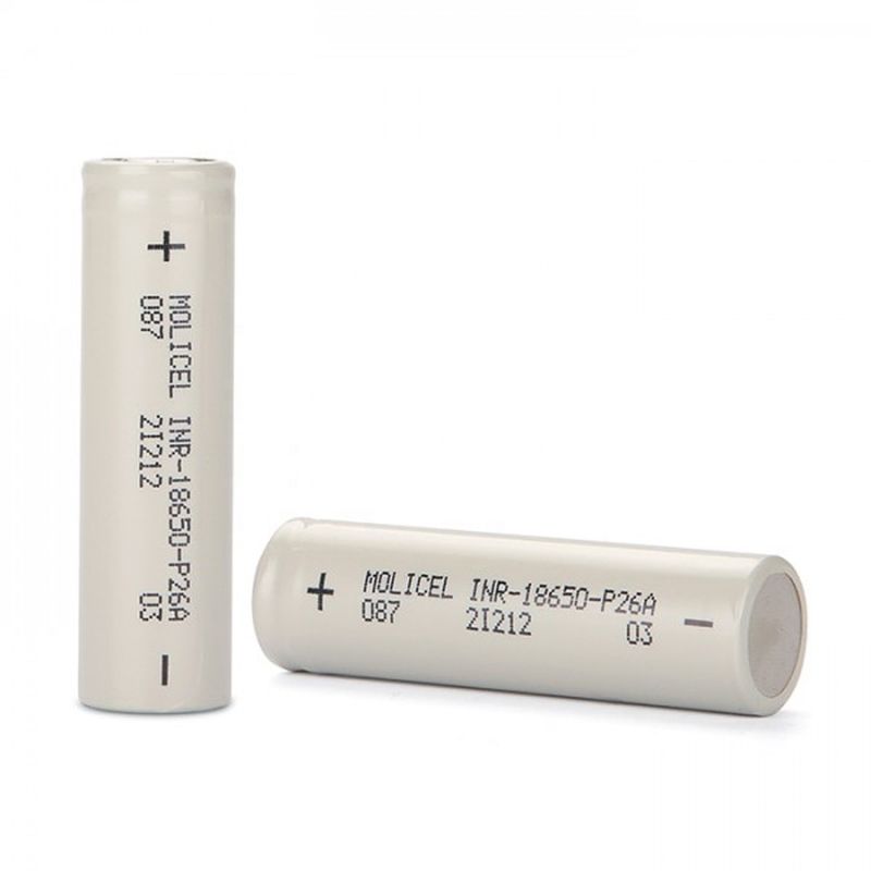 Grosir Sel berkinerja tinggi 3.7v I Molikel 3.7v 2600mah 18650 P26A Baterai isi ulang untuk elektronik konsumen