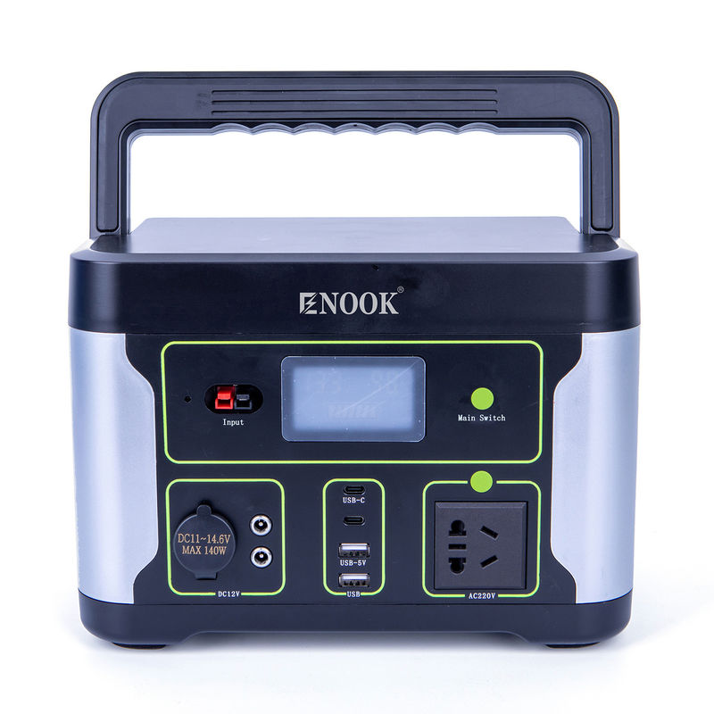 LiFePO4 Lithium Ion Battery dengan UPS dan dukungan Solar panel charging portable power station