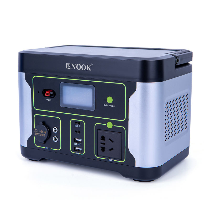 LiFePO4 Lithium Ion Battery dengan UPS dan dukungan Solar panel charging portable power station