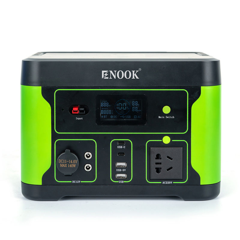 Outdoor Energy Storage Power Station 500W Portable Solar Generator Untuk Camping