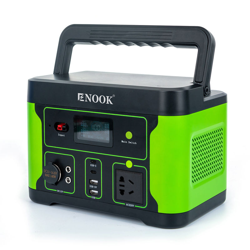 Outdoor Energy Storage Power Station 500W Portable Solar Generator Untuk Camping
