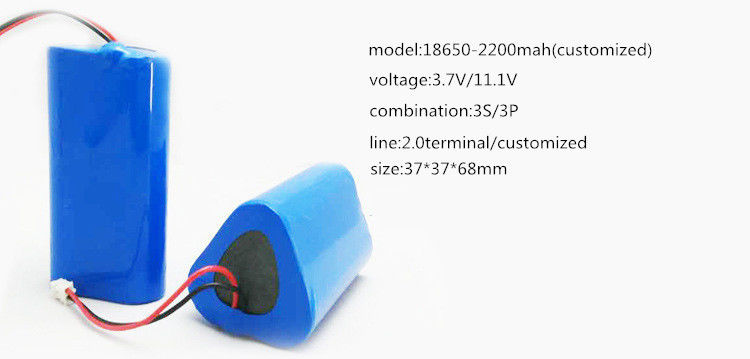 3S3P 18650 Lithium Ion Battery Pack 2200mah 3.7V 11.1V Untuk alat listrik