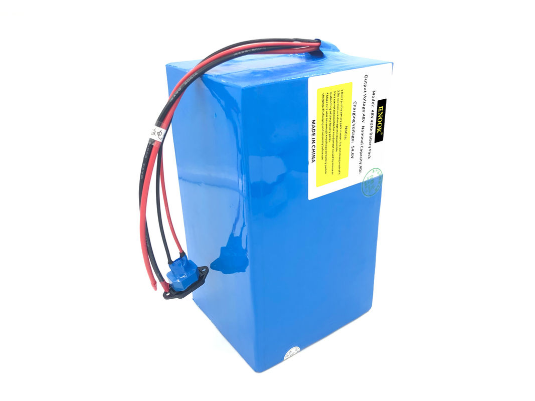 Enook Biru Tipe 48v 40ah Lithium Ion Baterai Untuk E Bike Disesuaikan