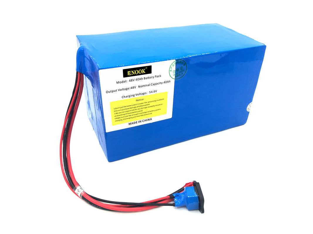 Enook Biru Tipe 48v 40ah Lithium Ion Baterai Untuk E Bike Disesuaikan