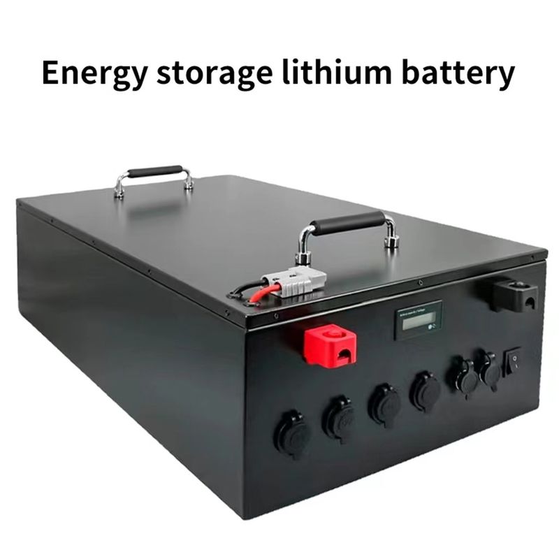 Server Rack Lithium ion Golf Cart Baterai 5KW 51.2V 100Ah LiFePo4 Baterai isi ulang