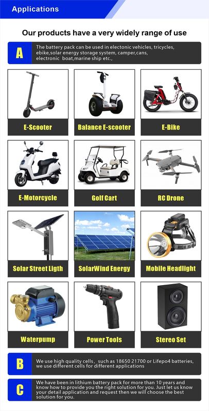 1500W Baterai Sepeda listrik 48v baterai lithium ion 25AH 30ah 40ah dengan BMS untuk Ebike Scooter