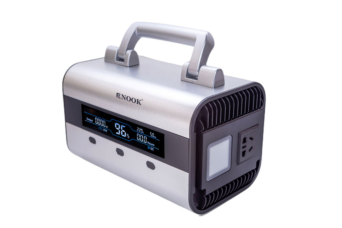 China Pabrik AC 500Wh LiFePo4 Baterai Outdoor Camping 500w 1000W Portable Generator Power Station