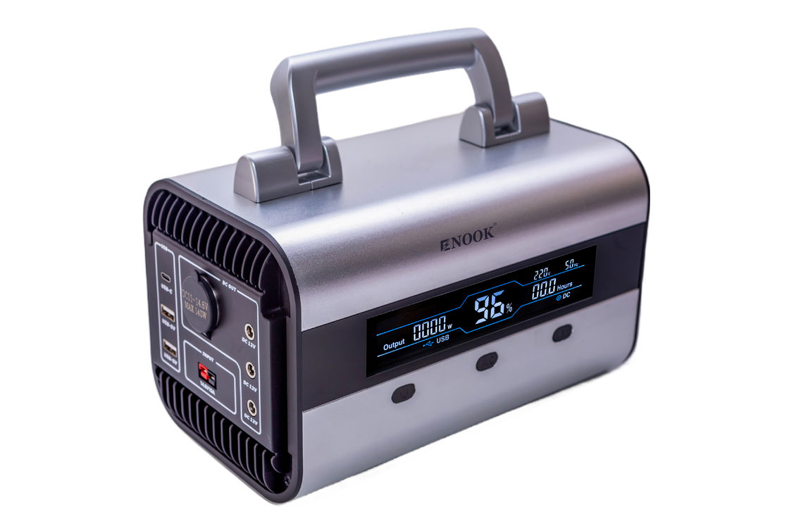 China Pabrik AC 500Wh LiFePo4 Baterai Outdoor Camping 500w 1000W Portable Generator Power Station