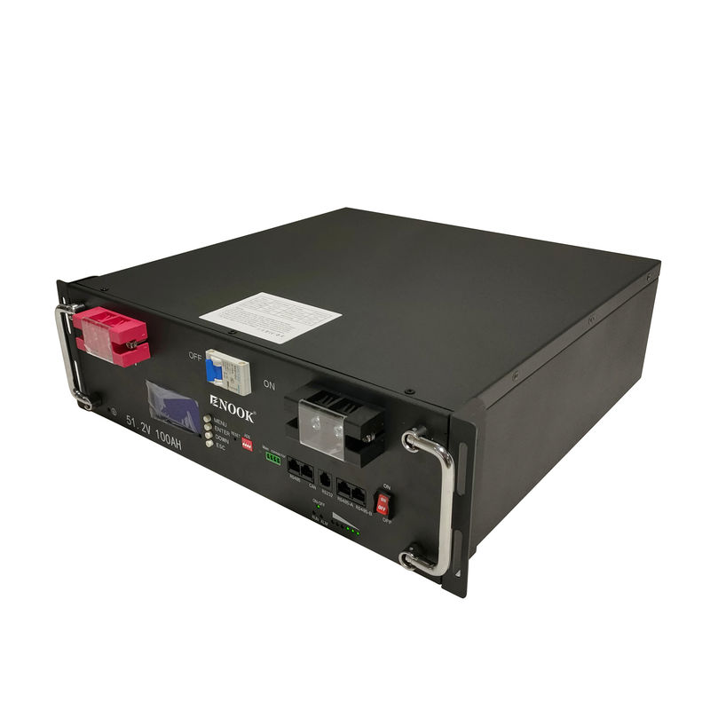 5Kw 10Kw 20Kw Server Rak dipasang Baterai 48V Lifepo4 Baterai Paket Untuk Sistem Surya