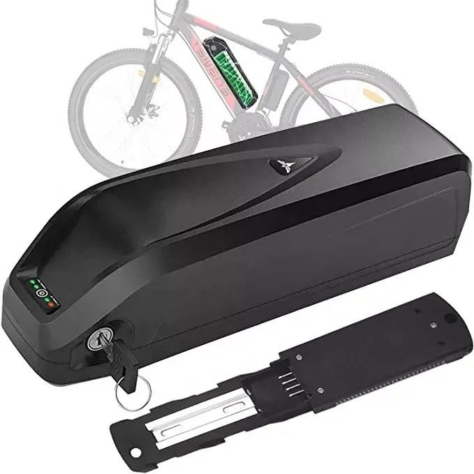 10ah 13ah 15ah 20ah 25ah 1000w 36v 48v 24v Lithium Hailong Ion Bafang listrik e sepeda Sepeda Paket Baterai Lithium Hitam
