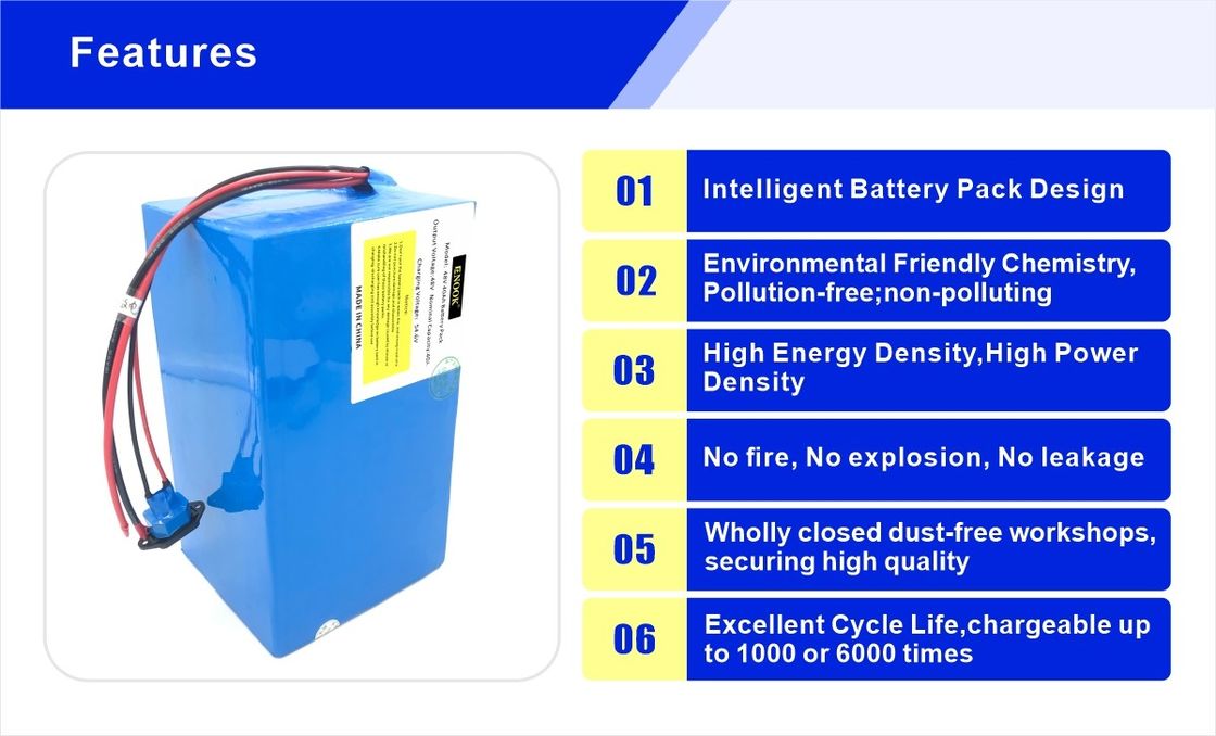 Baterai Lithium-ion E Scooter 36V untuk Sepeda Listrik dengan bahan ramah lingkungan