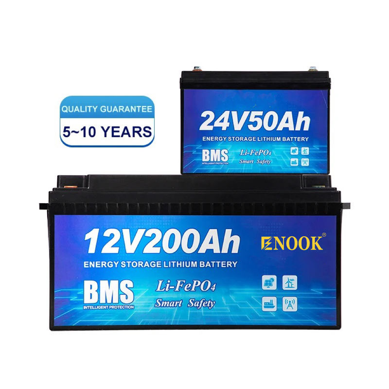 12V 100Ah Deep Cycle Ion Battery 200Ah 24V Lithium Ion Battery Pack untuk Camping Car RV Boat