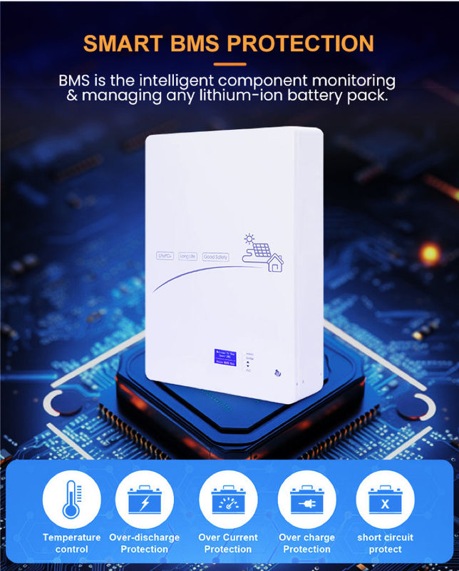 Enook Solar 5KWH 10KWH LifePO4 Lithium Baterai 24V 48V Energi Surya 200Ah Power Wall Lifepo4 Pack