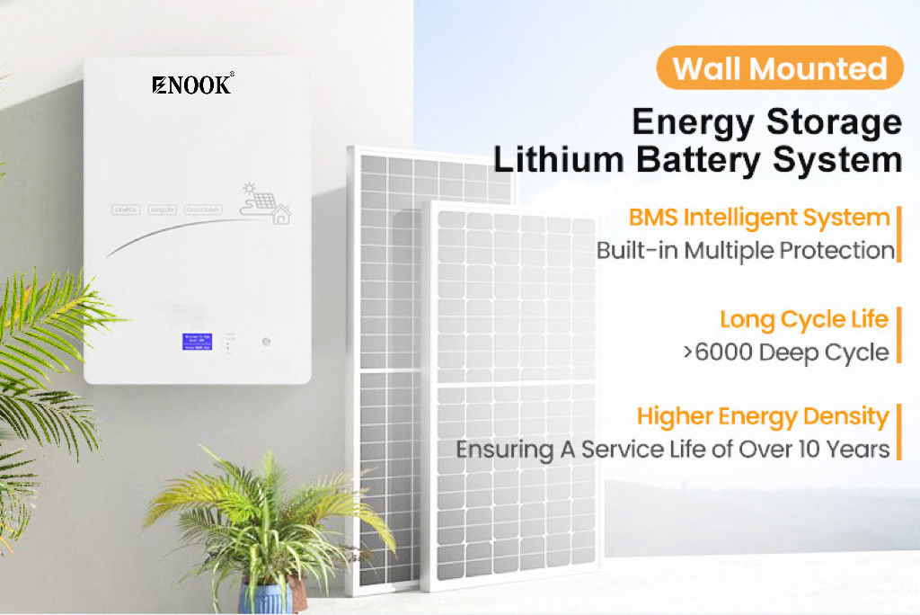 Baterai Lithium Ion Baterai 12.5KWh 51.2V 100AH Untuk Baterai Penyimpanan Energi Surya