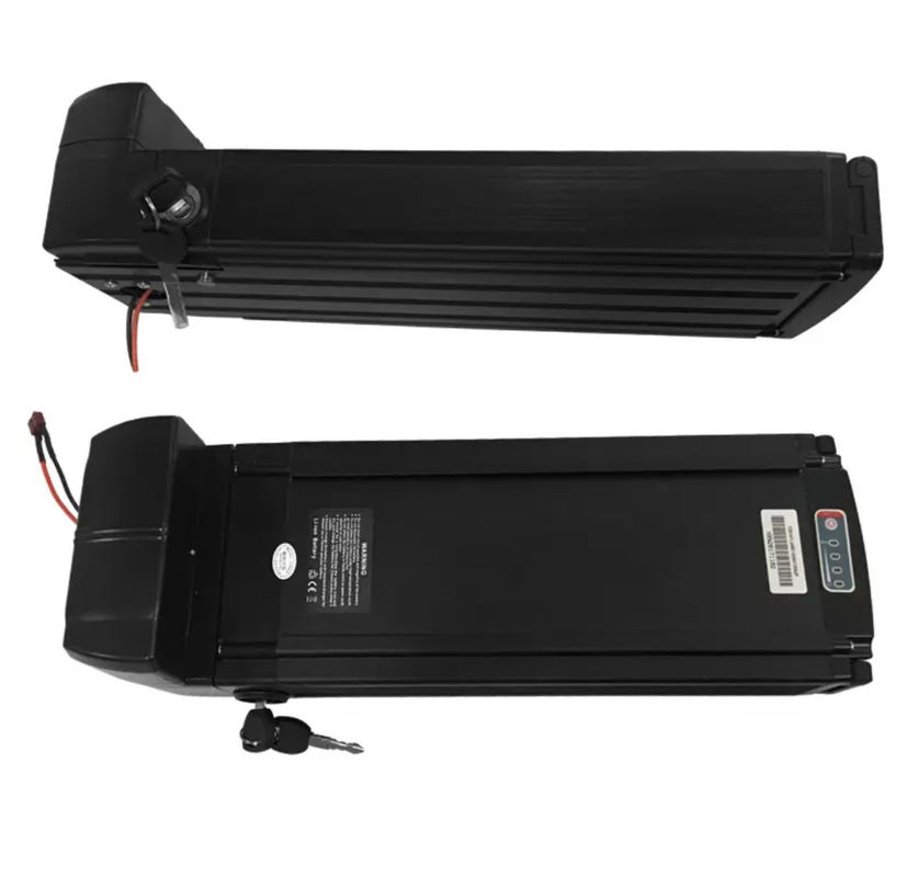 Eco Friendly Rear Rack Ebike Baterai Paket Sliver Lithium Ion Baterai untuk E Bike