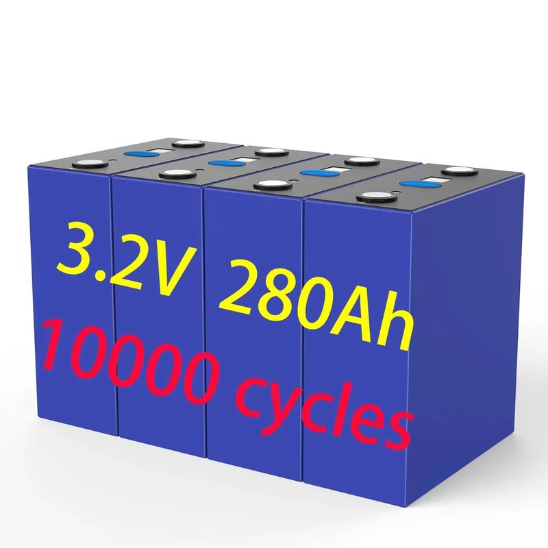 Disesuaikan 3.2V 100Ah LifePo4 Lithium Ion Baterai OEM/ODM Diterima Suhu Pengisian 0.C~65.C