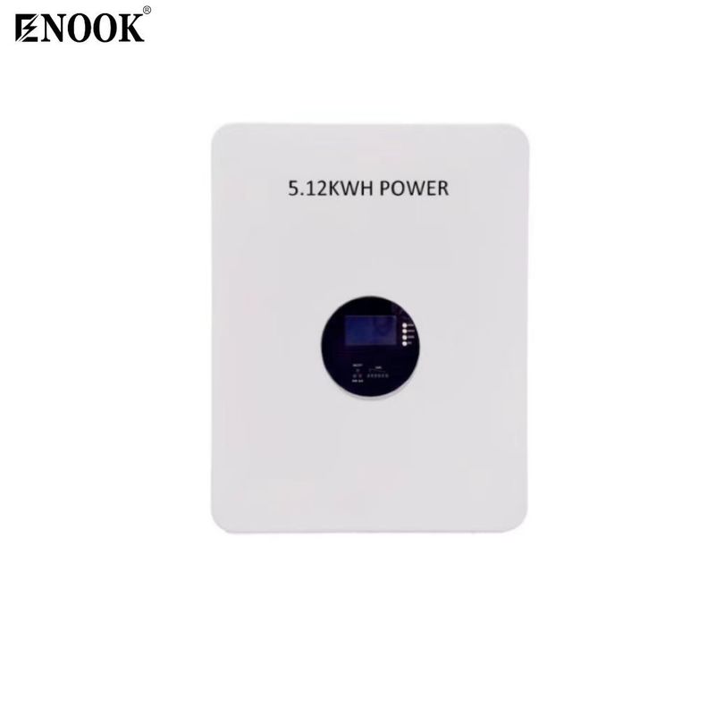 Umur Siklus Panjang 51.2v Baterai Penyimpanan Energi Rumah 100ah Baterai Lithium Iron Phosphate dengan OEM / ODM Diterima CE