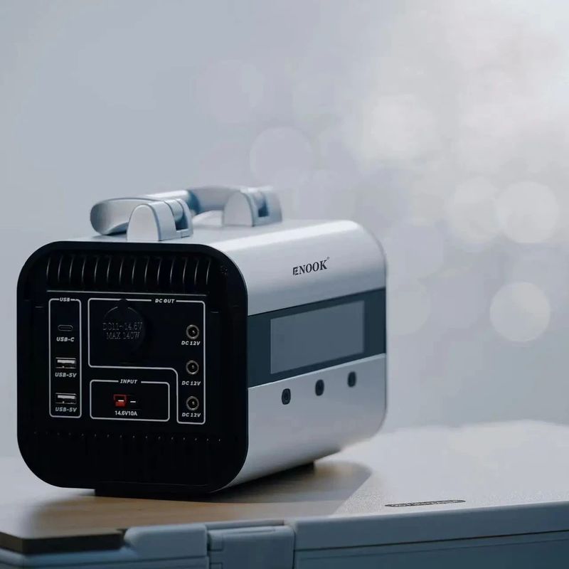 China Pabrik AC 500Wh LiFePo4 Baterai Outdoor Camping 500w 1000W Portable Generator Power Station