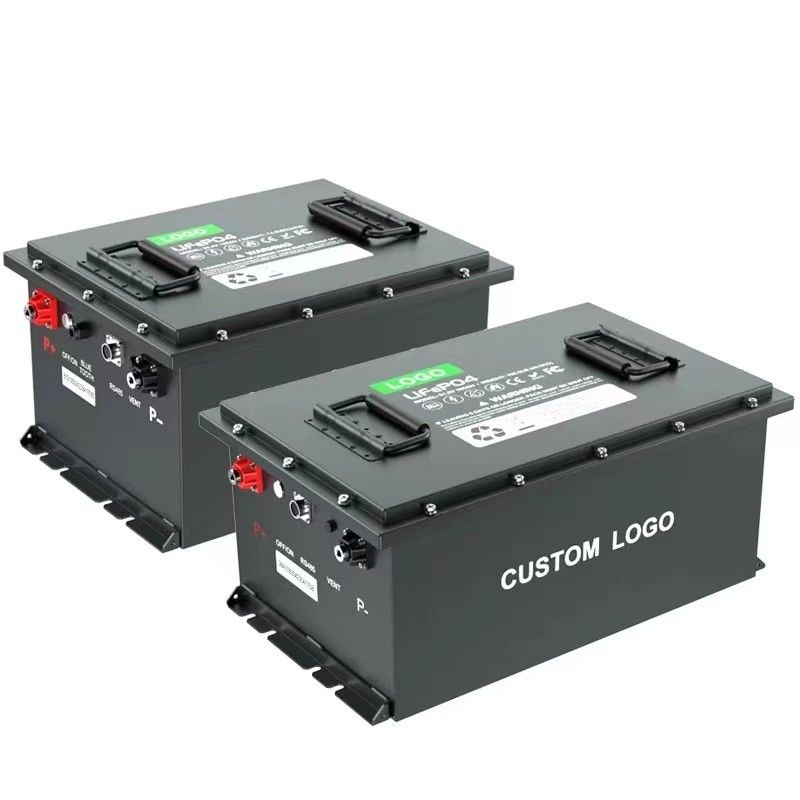 OEM/ODM Lifepo4 Baterai Golf Cart Baterai 24V 36V 48V 72V 50Ah 100Ah 200Ah dengan Smart BMS