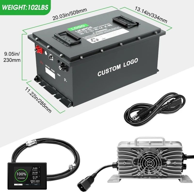 Baterai Lithium Ion dengan Bluetooth dan Tegangan Pengisian 58.4V