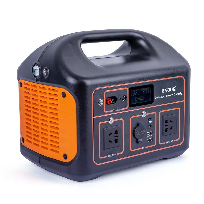Outdoor Emergency Portable Power Station 1000W Pure Sine Wave dengan Adaptor AC